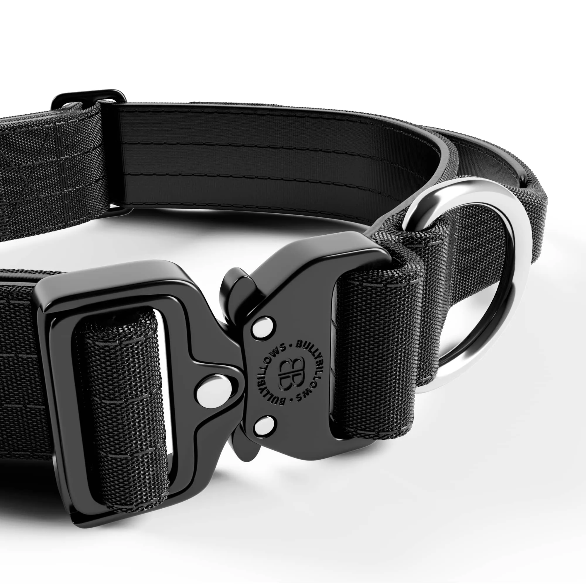 4cm Combat® Collar | Handle & Rated Clip - Black