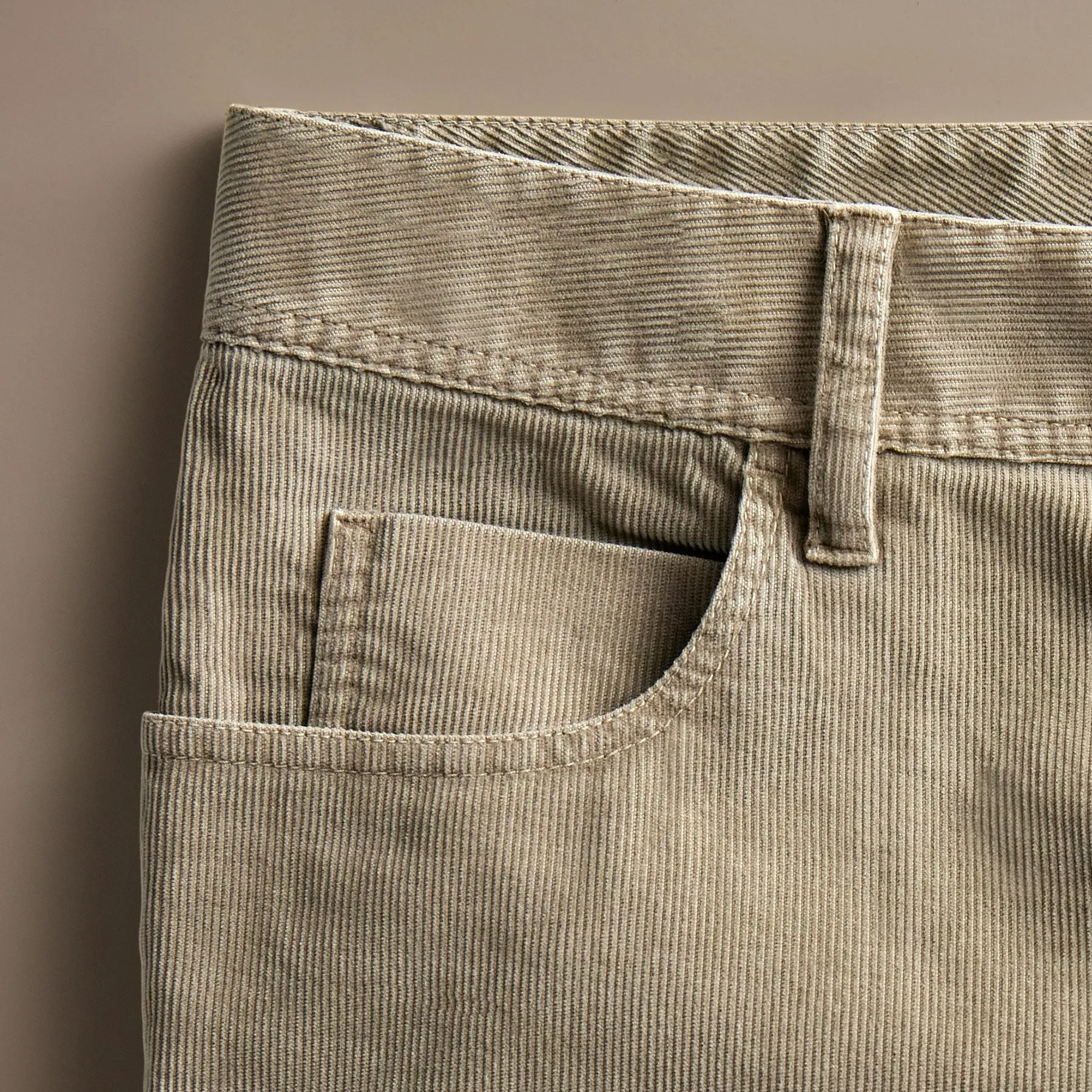 5 Pocket Corduroy Pant - Toast Pigment