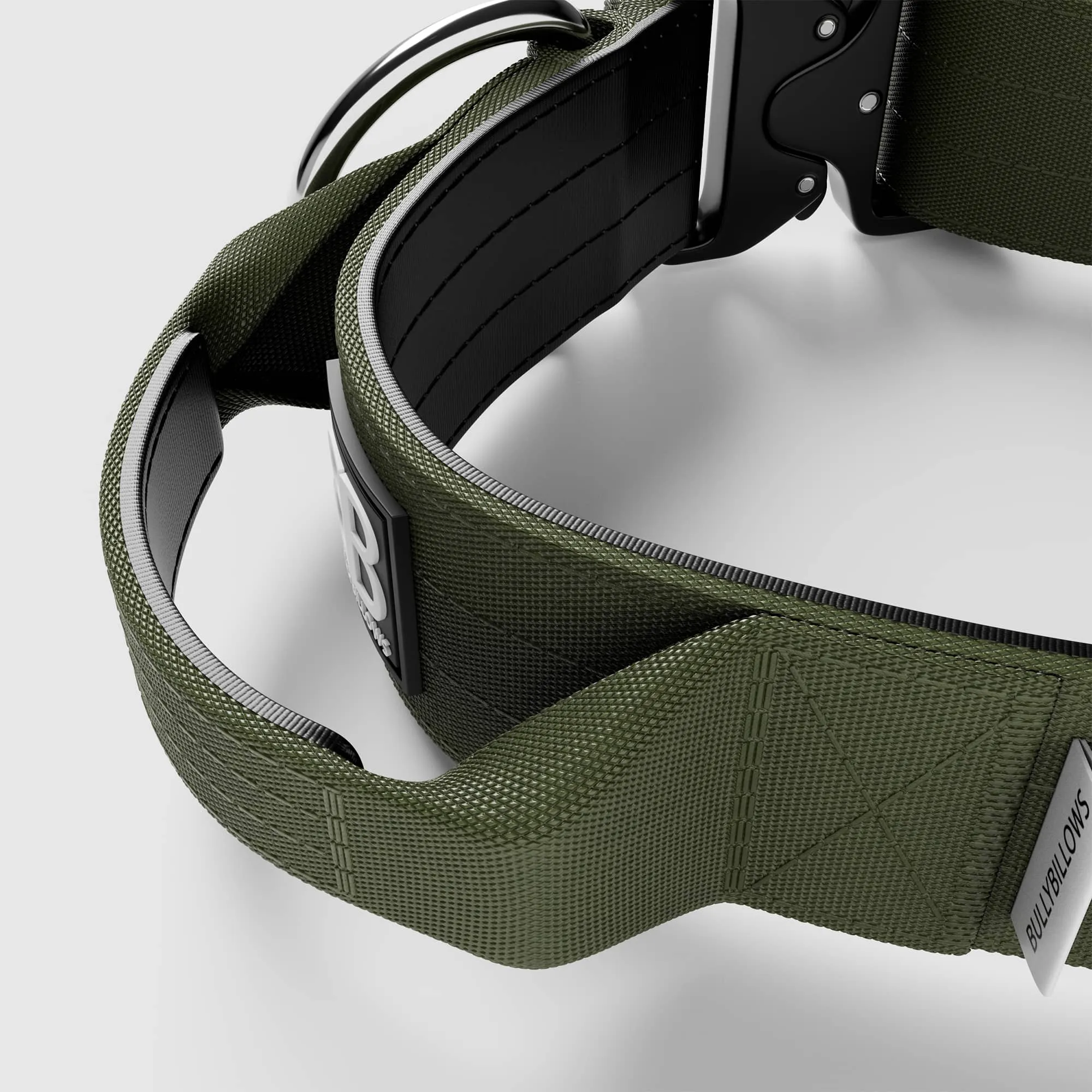 5cm Combat® Collar | With Handle & Secure Clip - Khaki