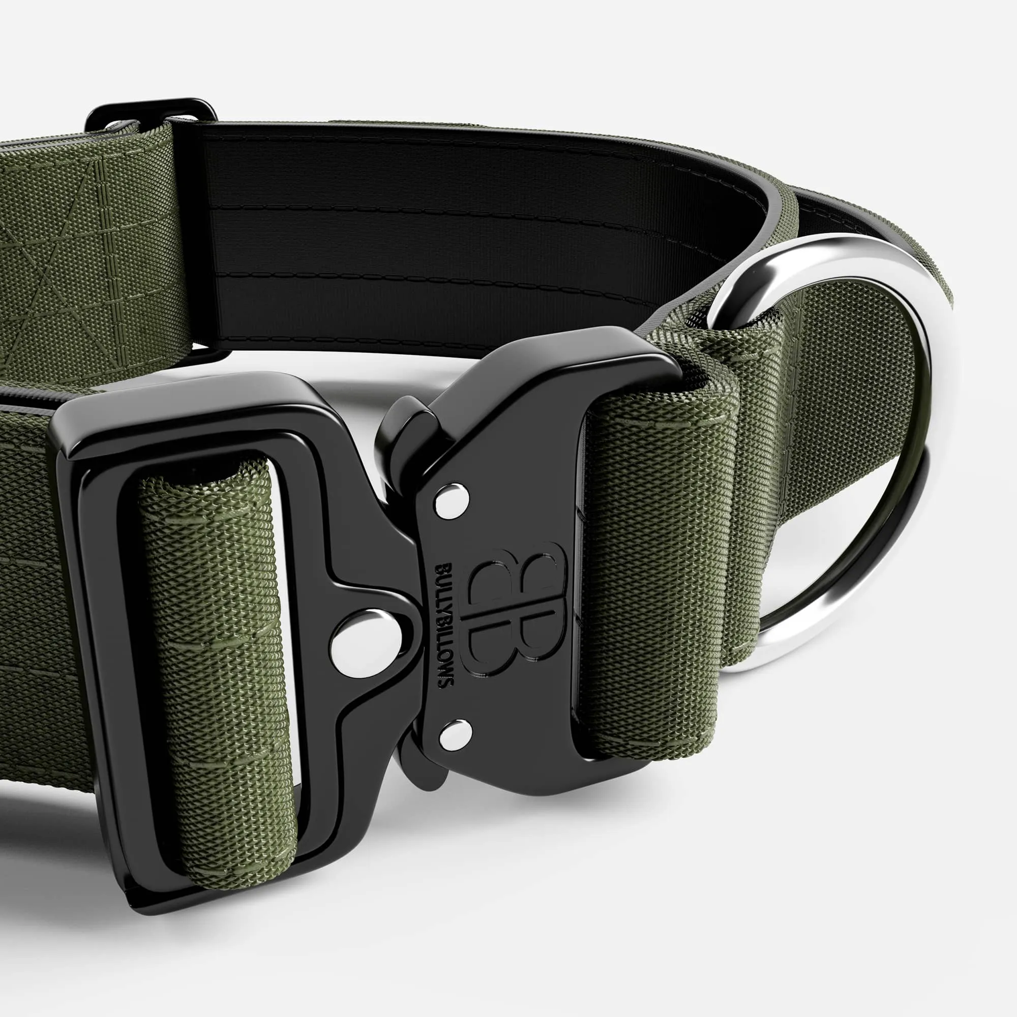 5cm Combat® Collar | With Handle & Secure Clip - Khaki