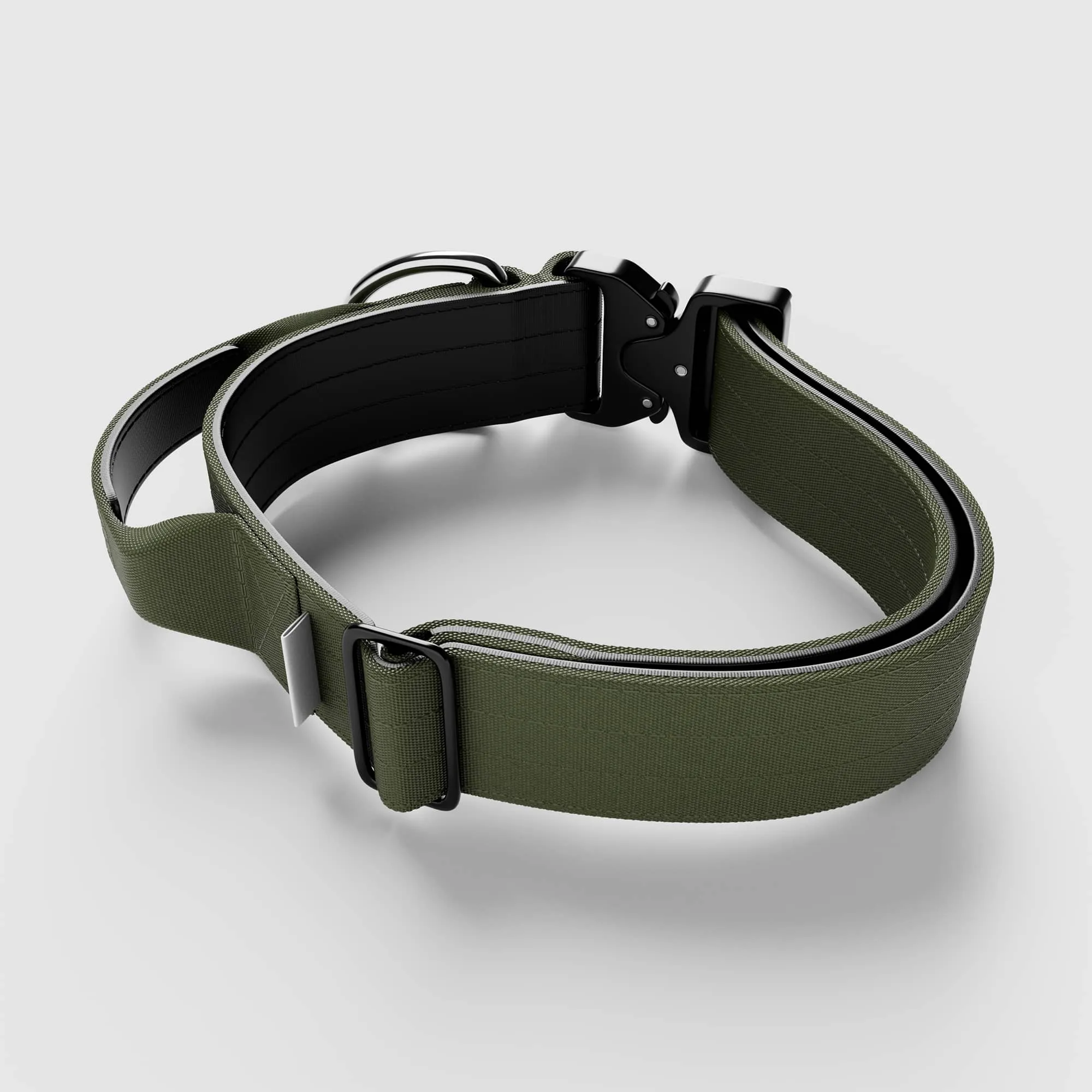 5cm Combat® Collar | With Handle & Secure Clip - Khaki