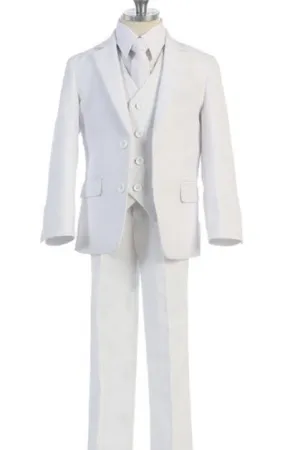 698 - White Suit. Slim Fit