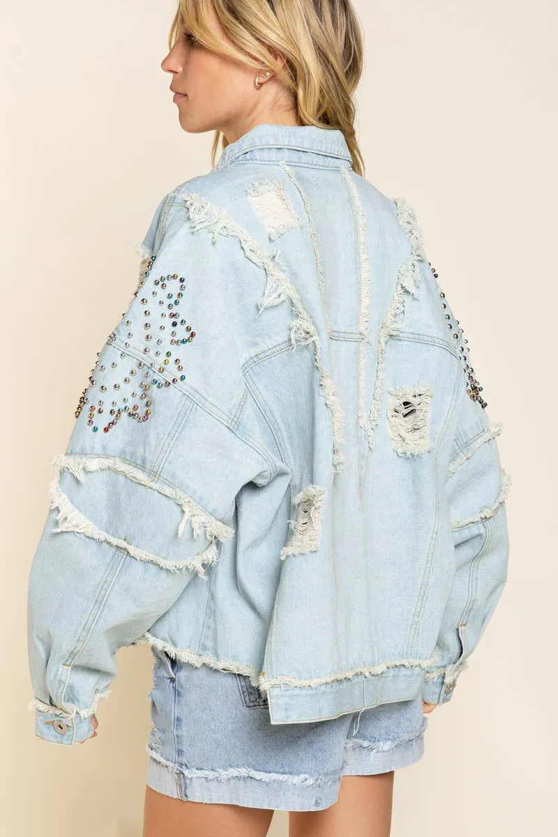 A Lil' Somethin Extra Denim Jacket