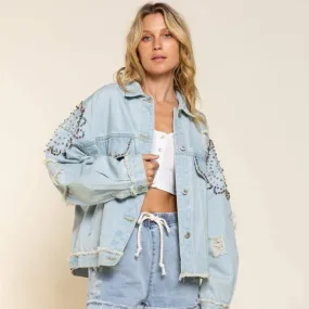 A Lil' Somethin Extra Denim Jacket