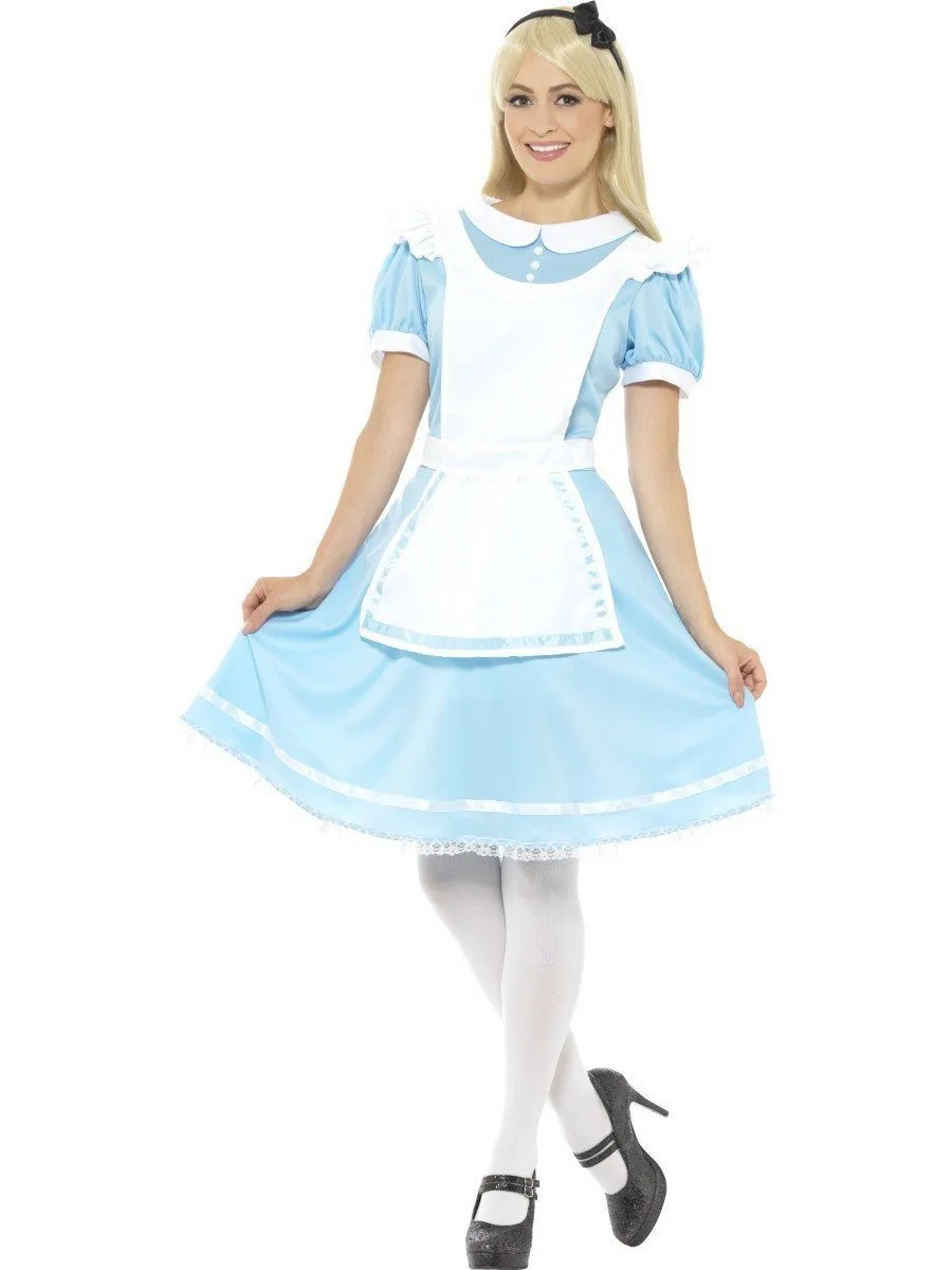 Alice Wonderland Princess Womens Costume Fancy Dress