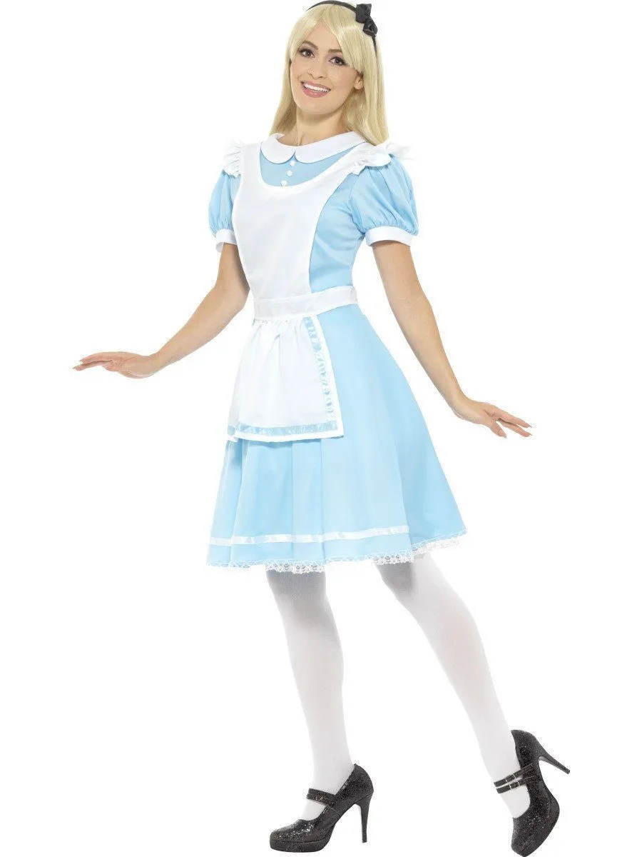 Alice Wonderland Princess Womens Costume Fancy Dress