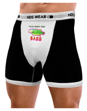 All About That Bass Fish Watercolor Mens NDS Wear Boxer Brief Underwear