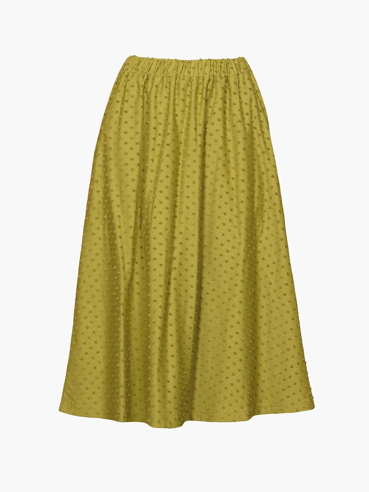 Ana Skirt Olive Dot