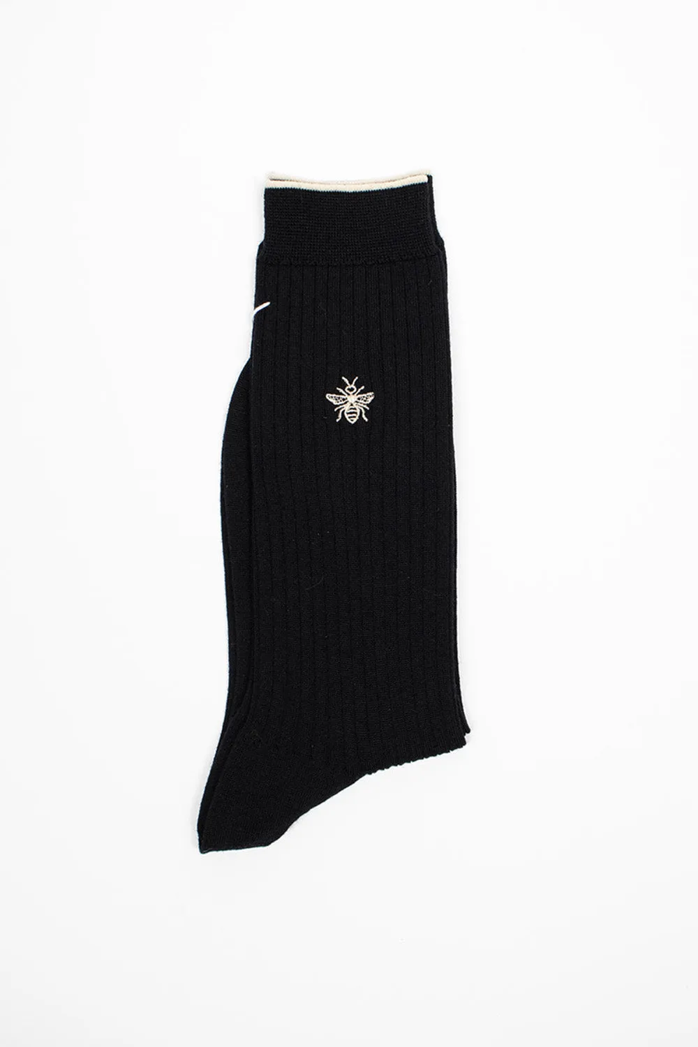 ANP-112 Super Merino Bee Socks Black