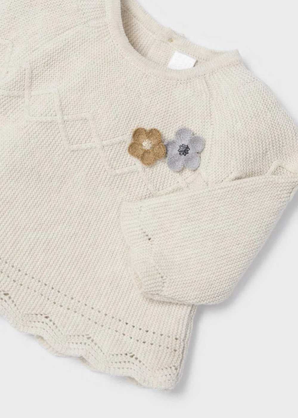 Baby Girl 3-Piece Bloomer, Sweater and Legging Set | Mayoral