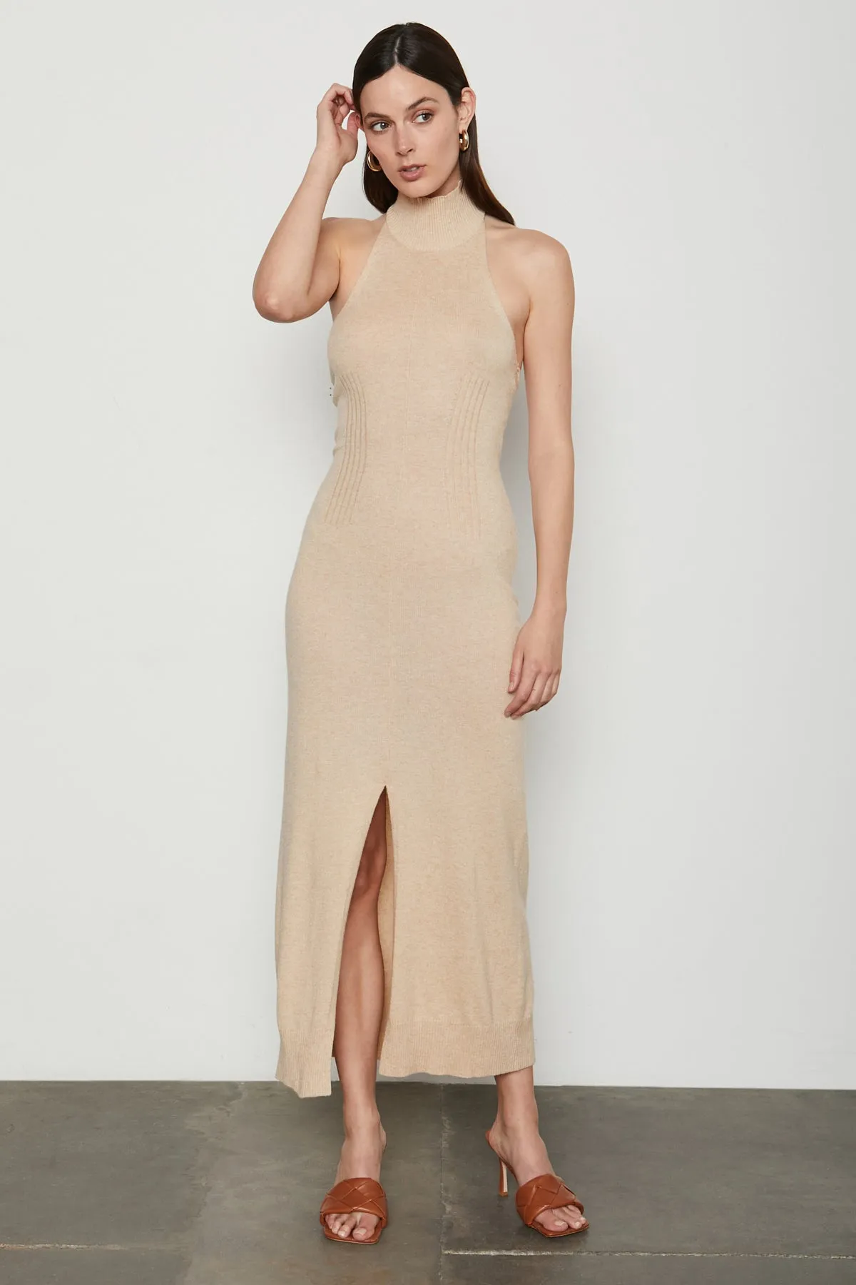 Bailey 44 Cori Knitwear Maxi Dress in Caffe Wisdom Latte