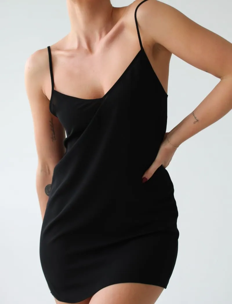 Barefoot Slip Dress | Black