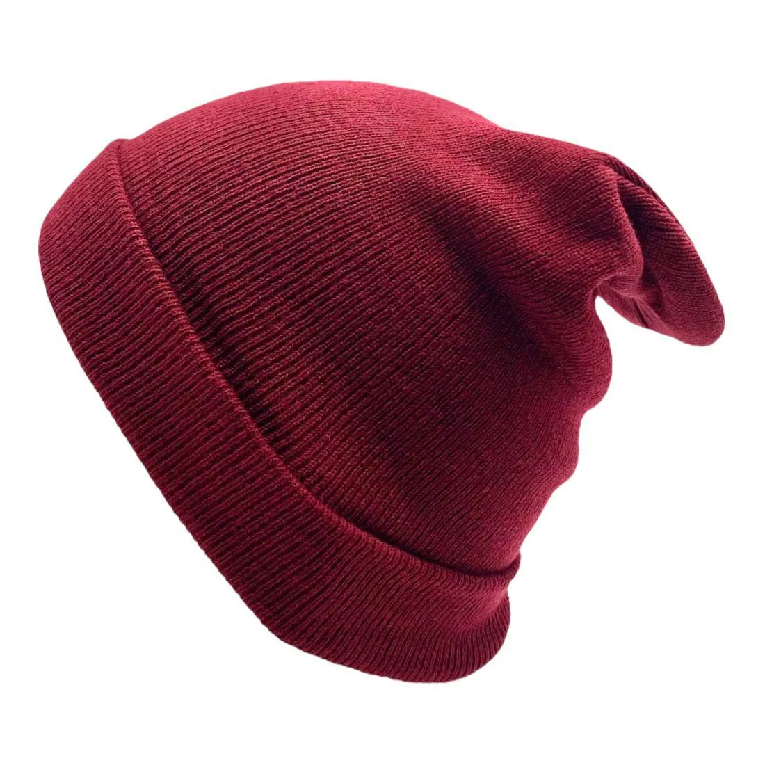 Beanies Caps Toboggan Cuffed Soft Knit in Bulk Multi-Color Plain Blank Wholesale