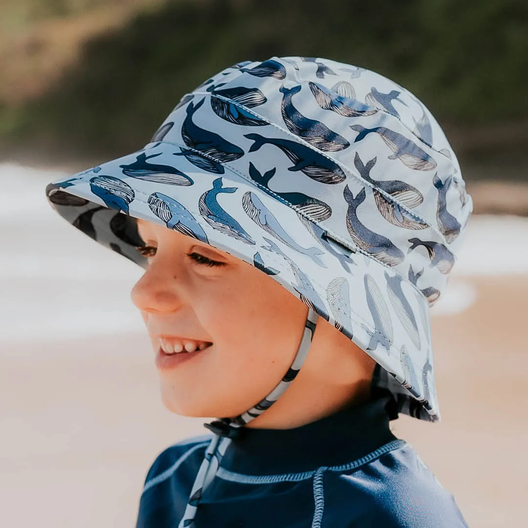 Bedhead Kids Classic Swim Bucket Hat UPF50  - Whale