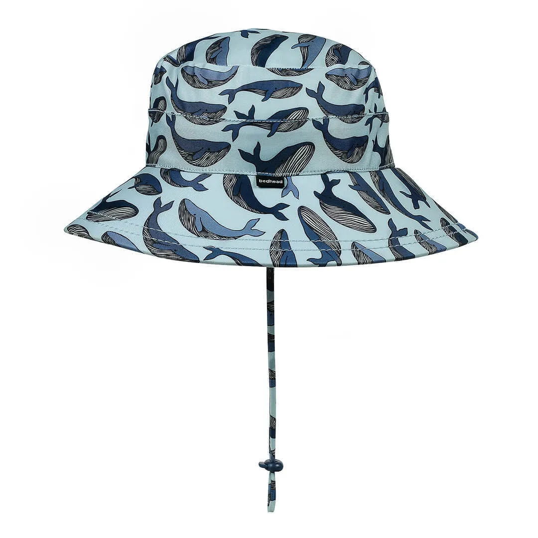 Bedhead Kids Classic Swim Bucket Hat UPF50  - Whale