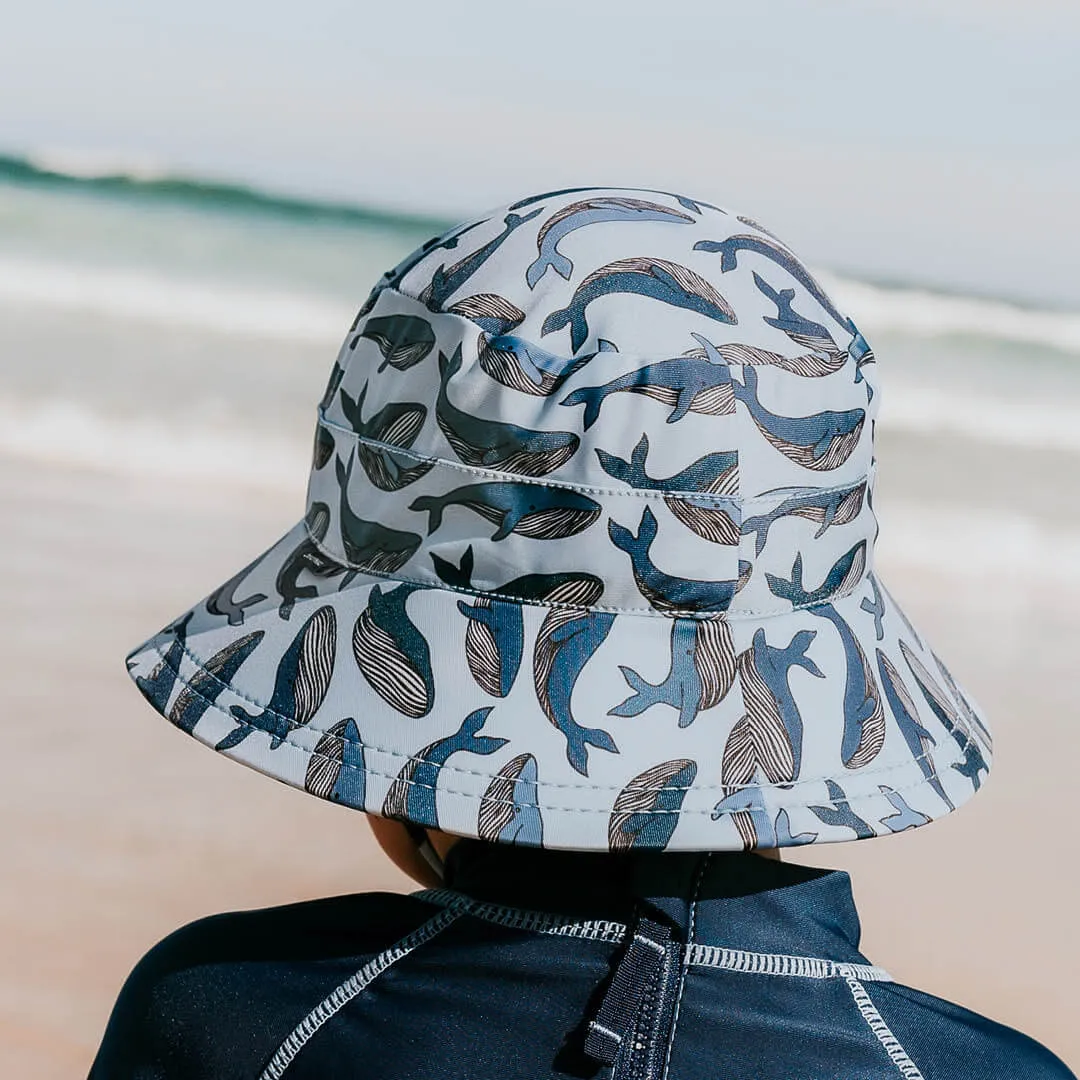 Bedhead Kids Classic Swim Bucket Hat UPF50  - Whale