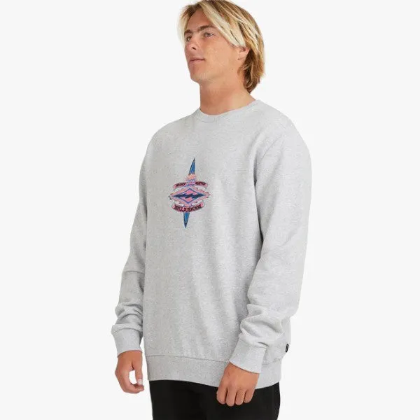 Billabong Boys Core Diamond Crew Sweater Grey