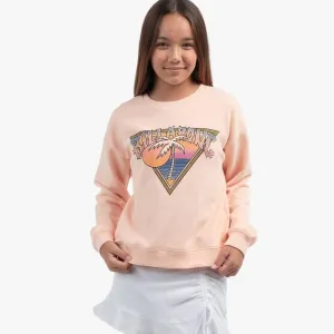 Billabong Girls Mini Paradiso Sweater Coral