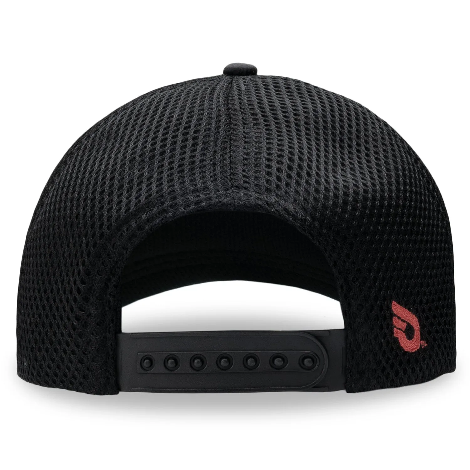 Black 5 Panel Trucker Hat