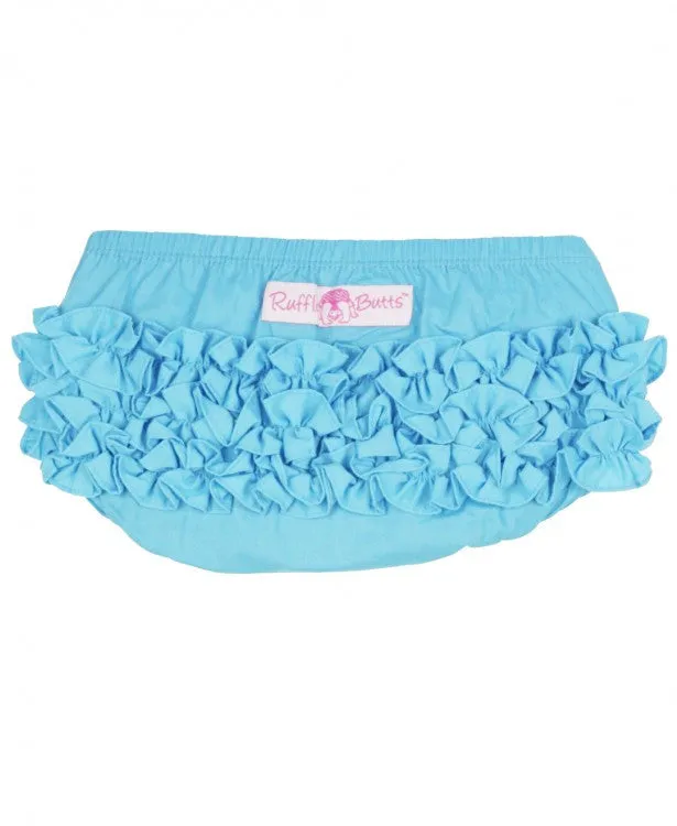 Blue Woven Bloomer   Pink Chevron Legwarmer Set