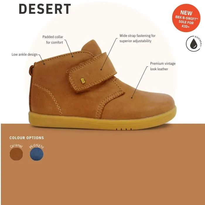 Bobux Iwalk Desert Boot Caramel 625207A