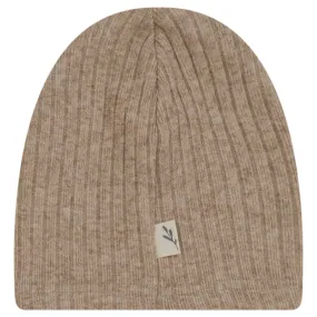 Bondoux Bebe Oat Ribbed Knit Hat