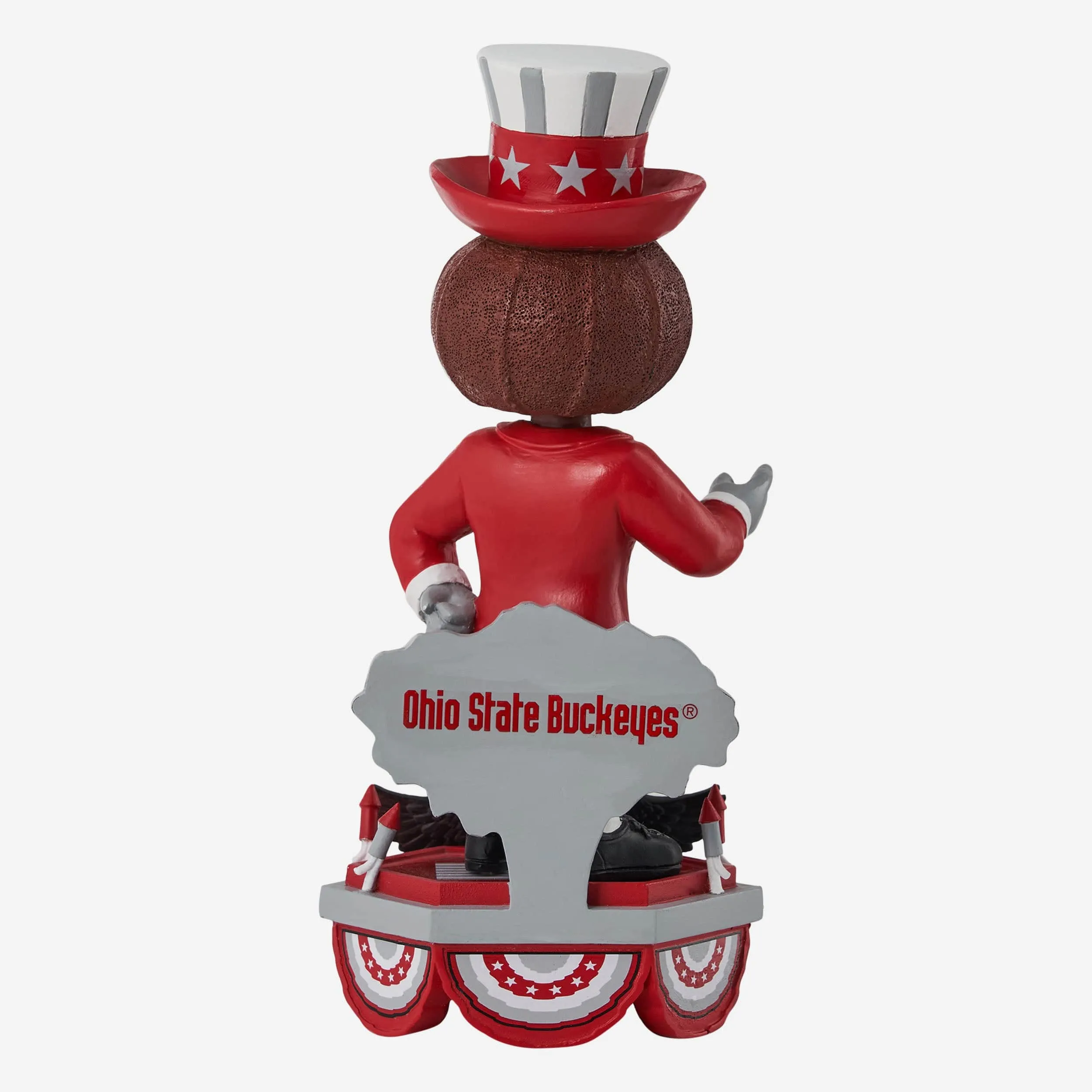 Brutus Buckeye Ohio State Buckeyes Americana Mascot Bobblehead