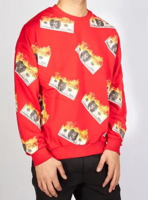 Buyer's Choice Sweater - Burning Money - Red - SW-21550