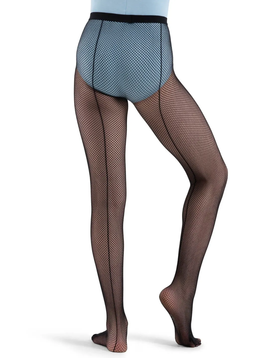 Capezio 3408C Children's Studio Basic Seamed Fishnet Tight