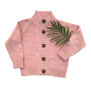 Cherry Blossom Merino Wool Cardigan