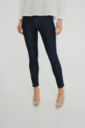 Cindy High Waist Skinny Jean In Dark Wash