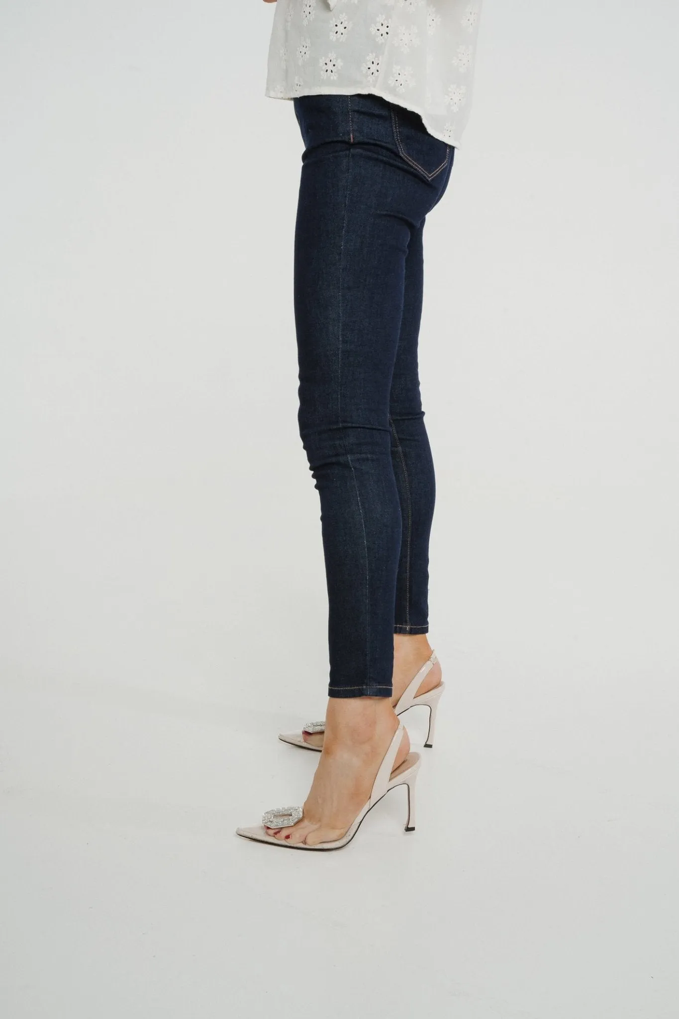 Cindy High Waist Skinny Jean In Dark Wash