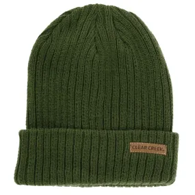 Clear Creek Men's Ribbed Knit Cuff Cap