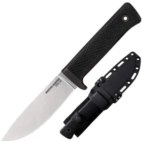 Cold Steel Fixed Knife - 3V Master Hunter Drop Point Blade Black Handle | CS36CB