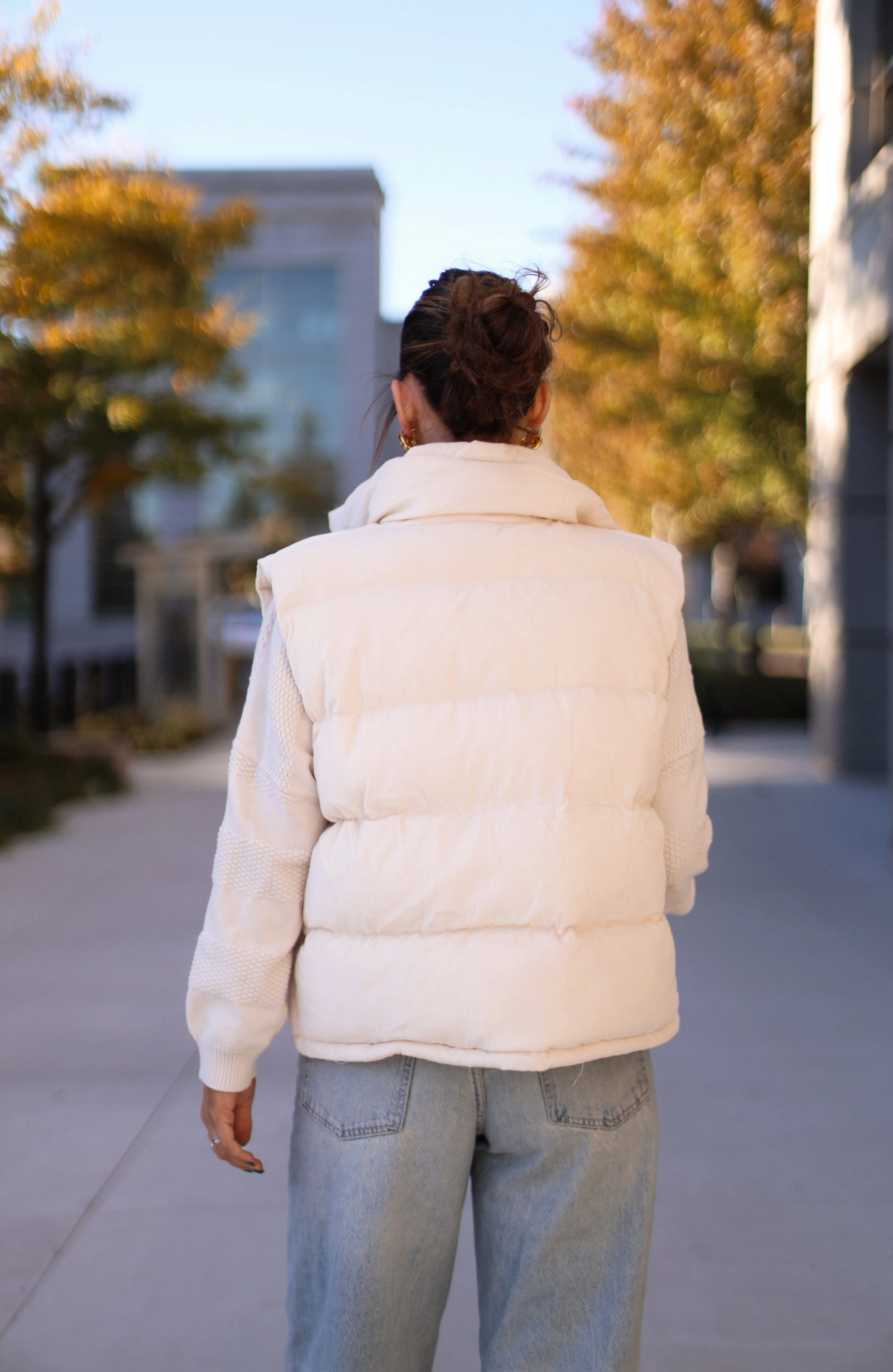 Corduroy Quilted Vest