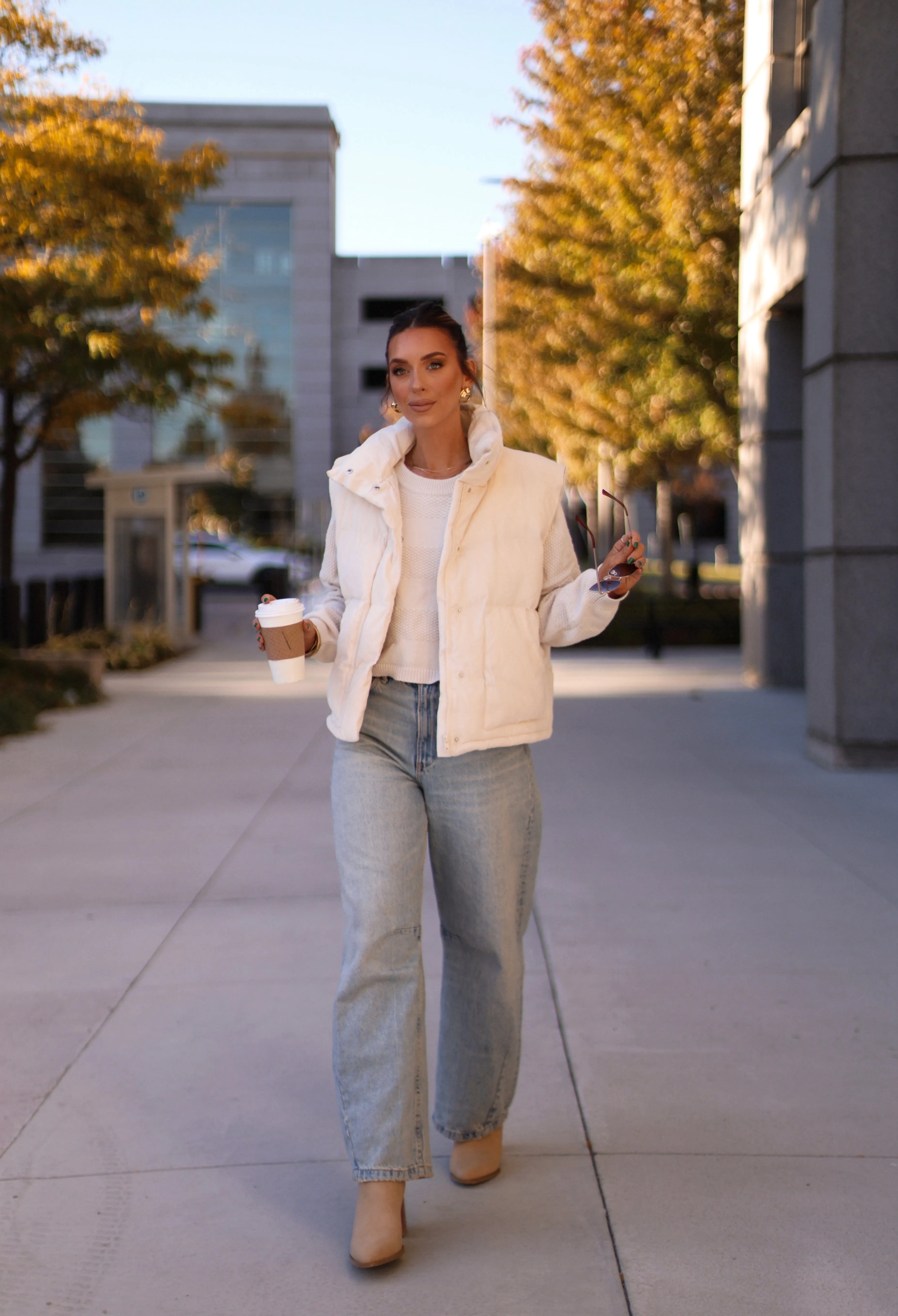 Corduroy Quilted Vest