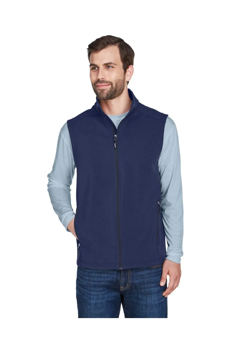 Core 365 CE701: Men's Cruise Two-Layer Fleece Bonded Soft Shell Vest