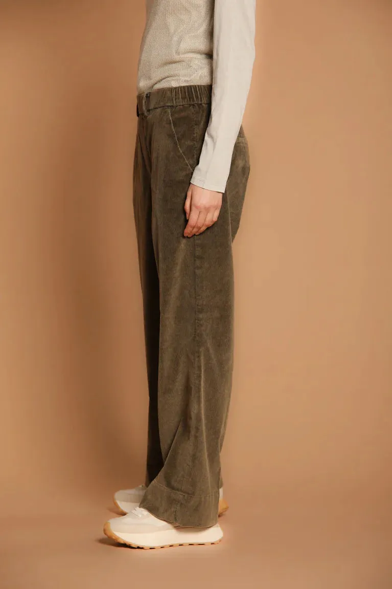 Cozy Straight Chino Corduroy Pants - Green