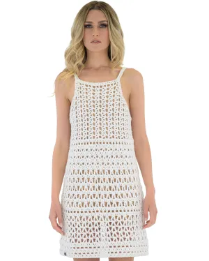 Crochet Halter Neck Dress