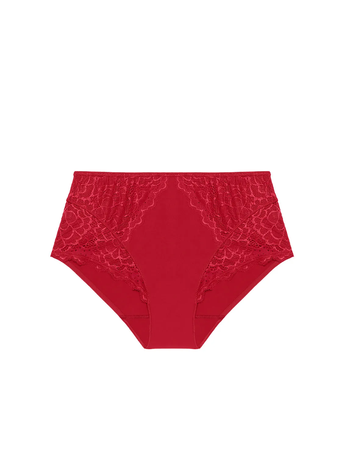 Culotte taille haute - Rouge Tango