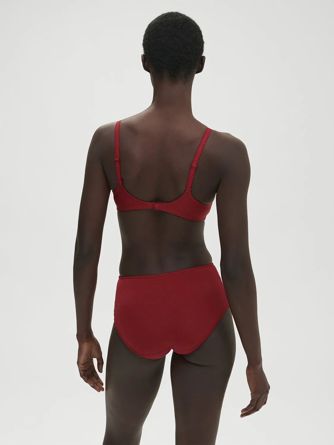 Culotte taille haute - Rouge Tango