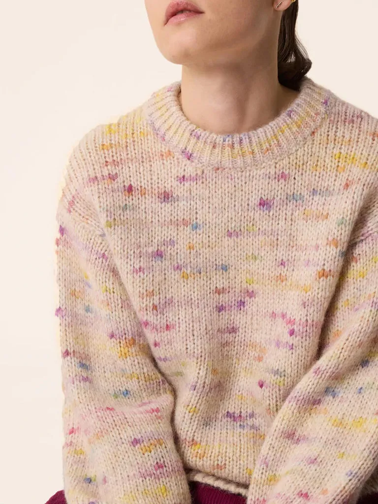 Des Petits Hauts Clairette Arty Sweater in Arty Multico