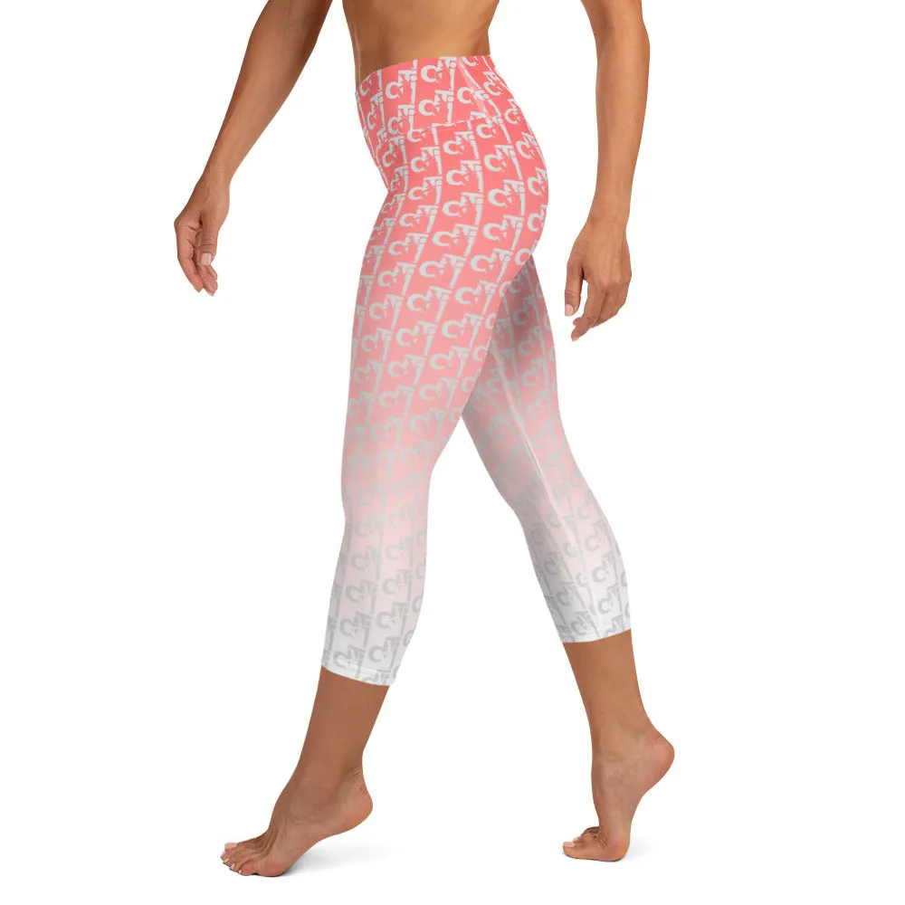 Descendants of the Island Coral Fade Yoga Capri Leggings