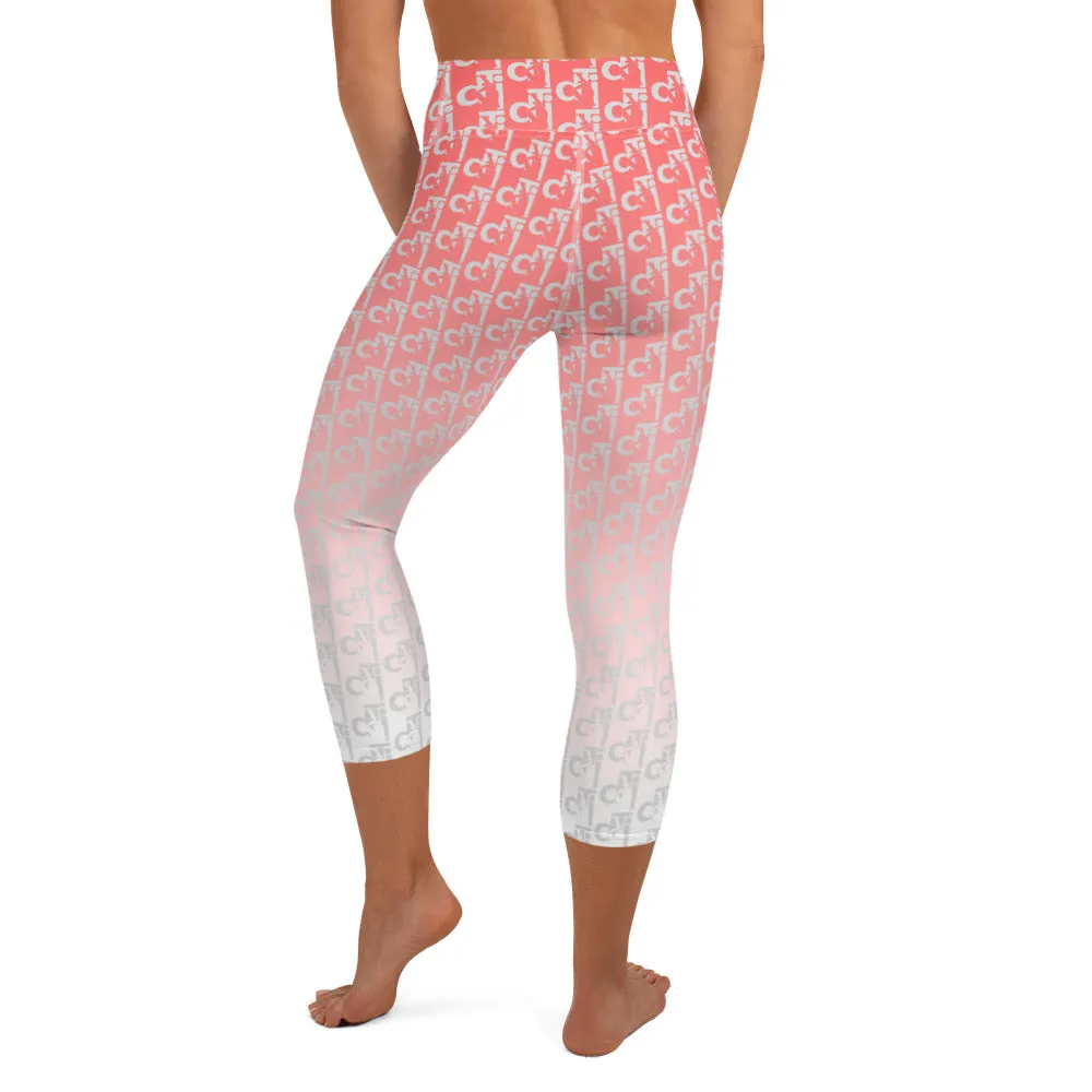 Descendants of the Island Coral Fade Yoga Capri Leggings