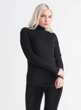 DEX Ribbed Turtleneck Top