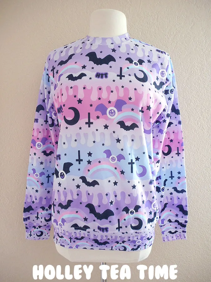 Dripping Sky Women's Sweatshirt [made to order]