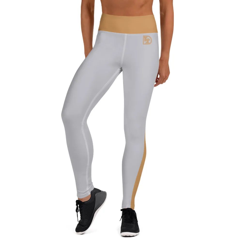 DTI Gold and Silver Yoga Leggings