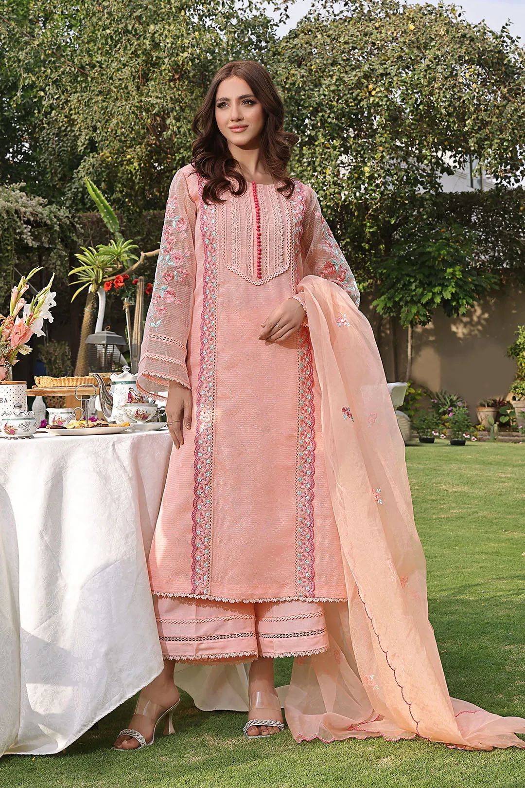 Embroidered Organza 3pc Suit | New Arrivals | S202351