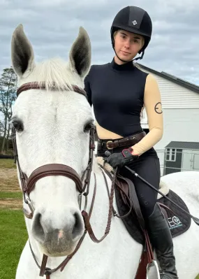 EquestrianClub- Bella Turtleneck Nude & Black