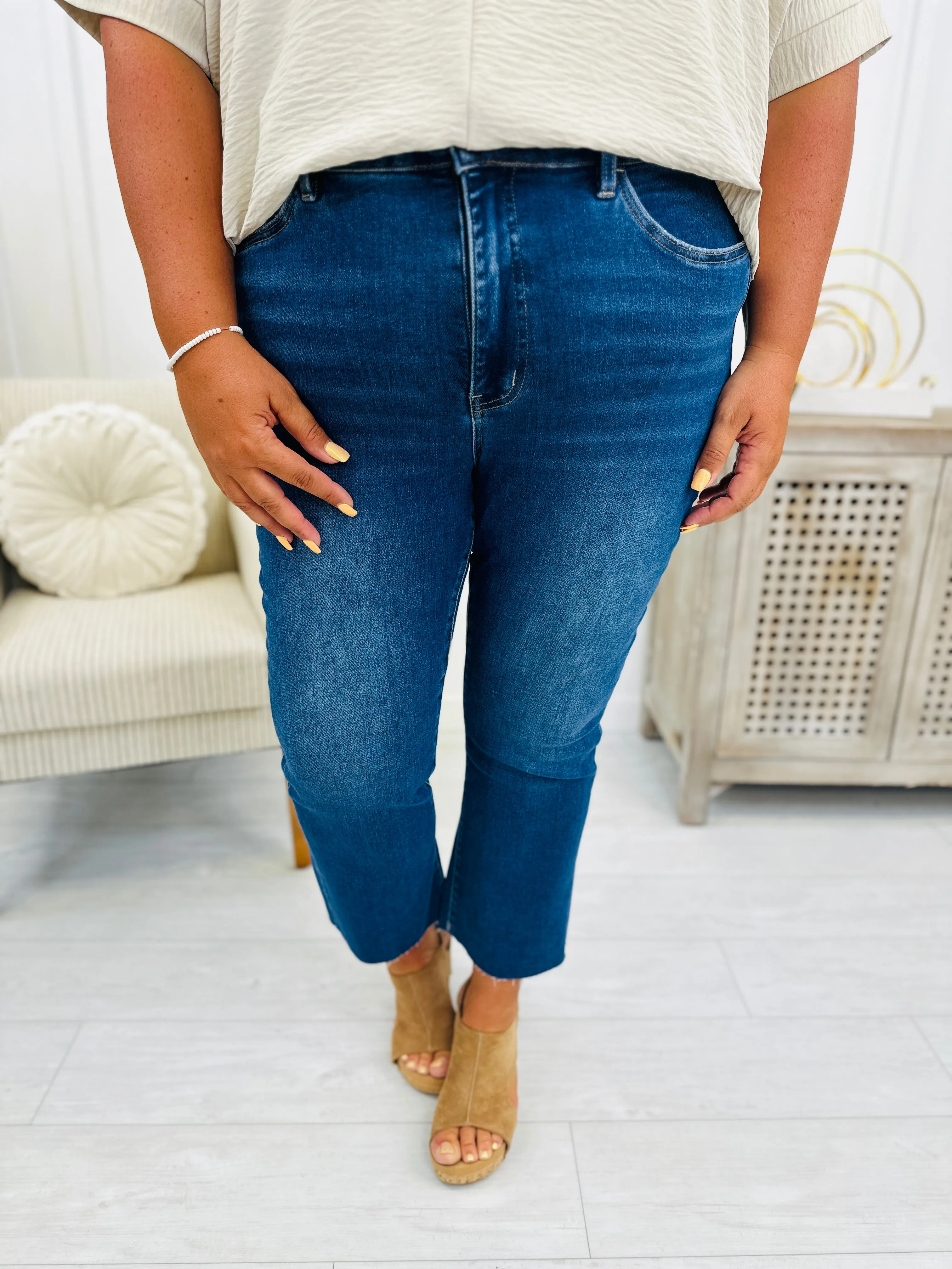 Falling For You Tummy Control Kick Flare Jeans in Regular and Curvy